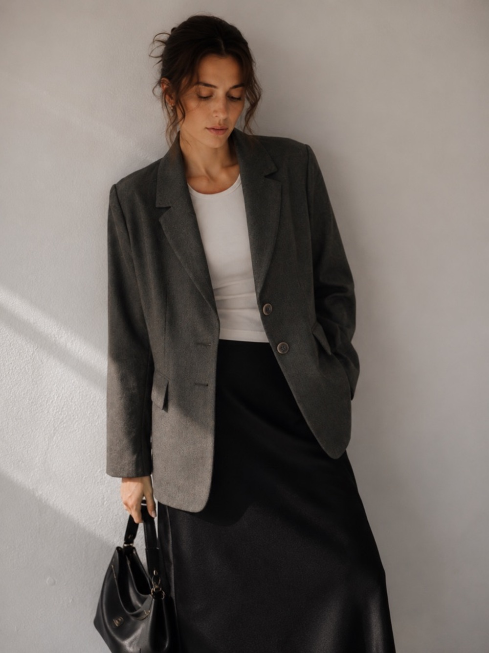 Vintage Rafaella 100% Wool Olive Green Tailored Blazer Jacket Women’s Size 4